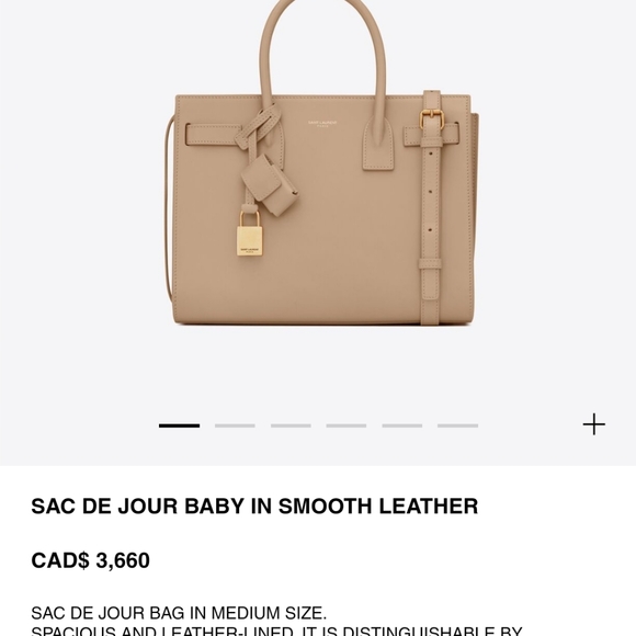 YSL Sac du Jour Baby Dark Beige - Picture 15 of 15
